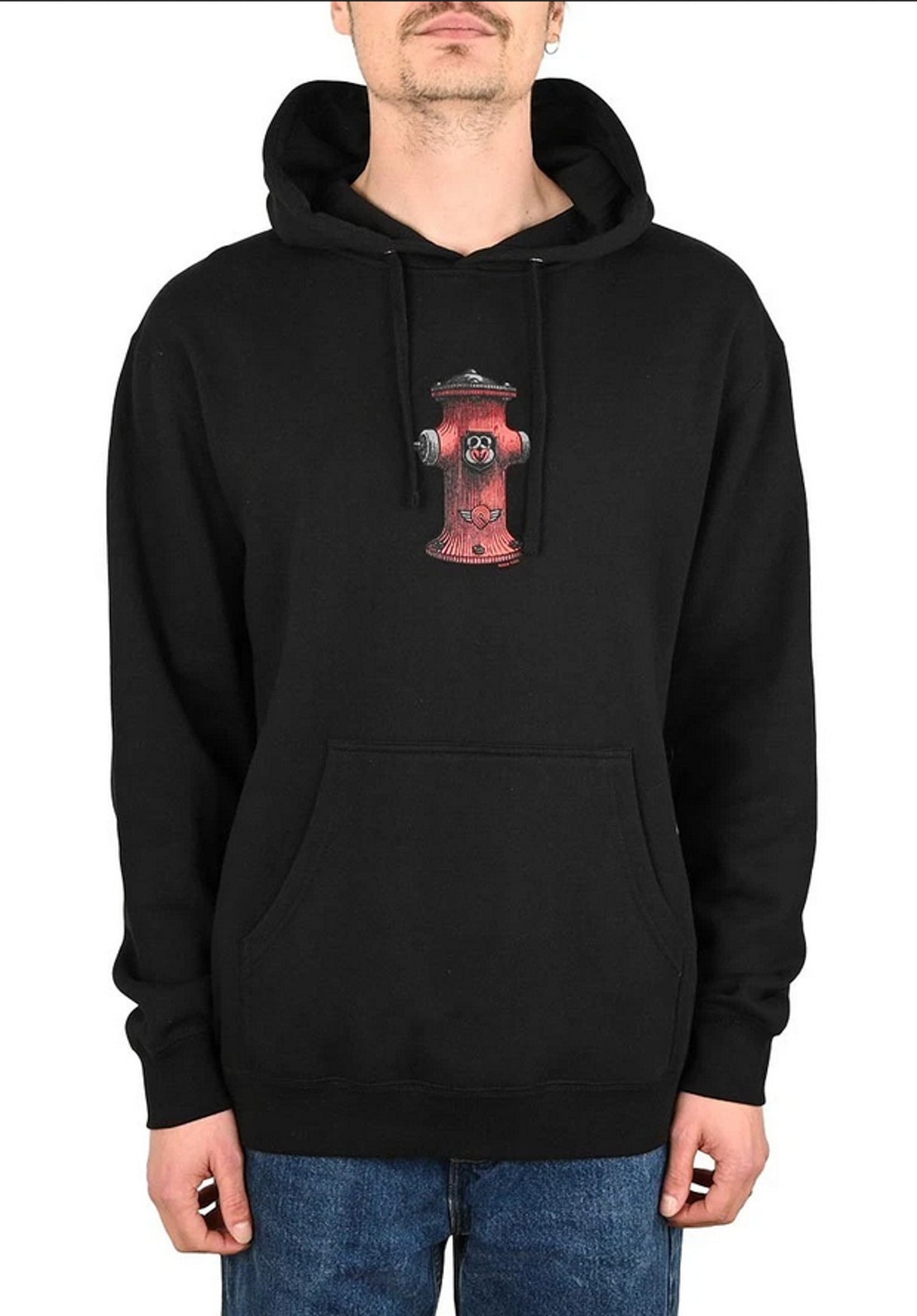 Andy Anderson Hydrant black Rueckenansicht