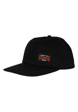 Built To Grind 5-Panel Snapback Unstructured black Rueckenansicht