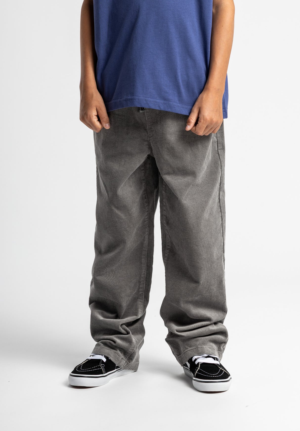 Surpa Kids darkgrey-cord Vorderansicht