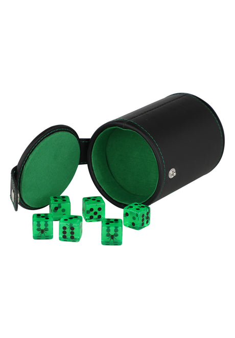 Finest Streak Dice Set black Rueckenansicht