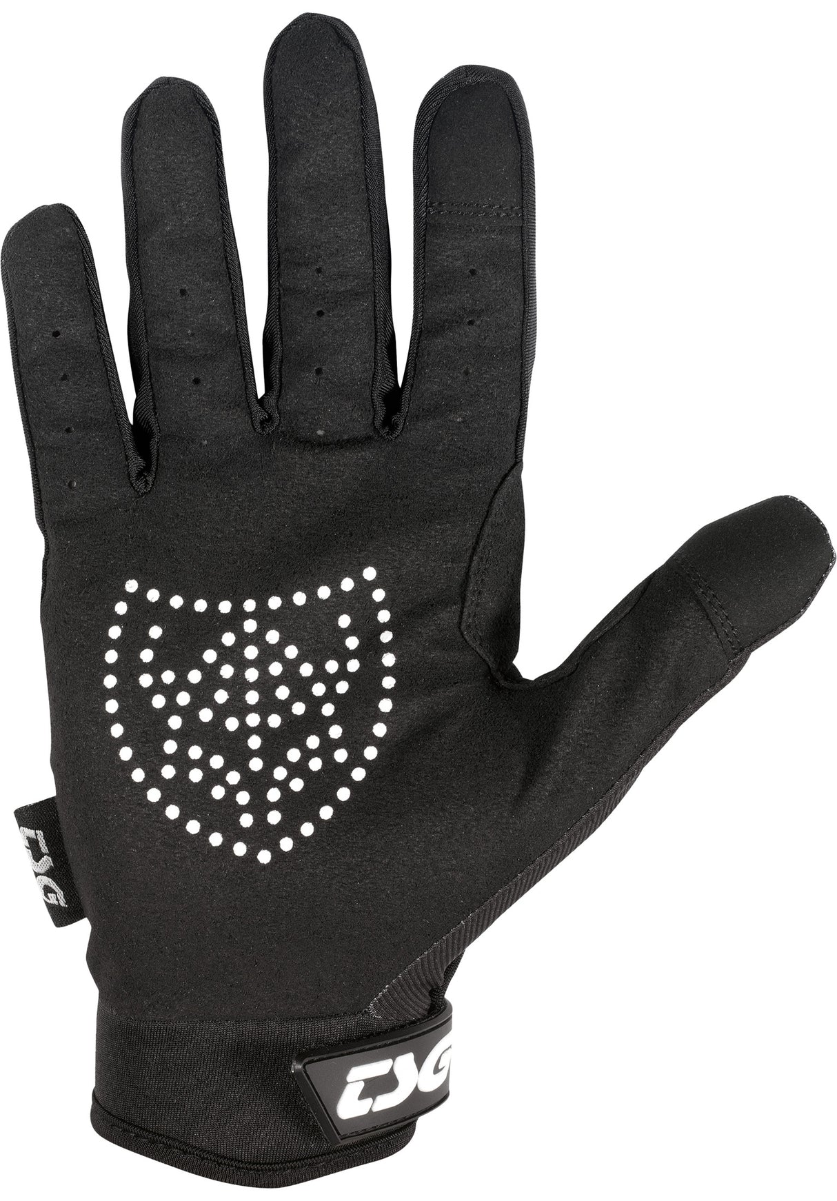 DW Glove solid black Rueckenansicht