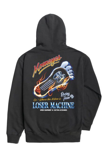 x Mooneyes Red Hot black Vorderansicht