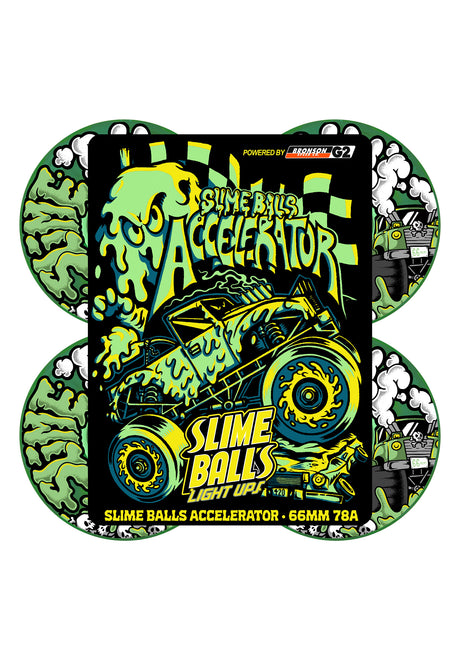 Accelerator Light Up OG 78A transparent-green Rueckenansicht