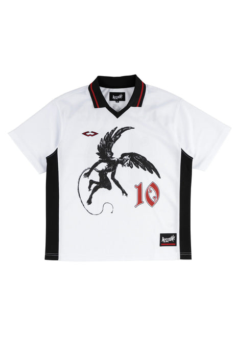 Angel Soccer Jersey white Vorderansicht