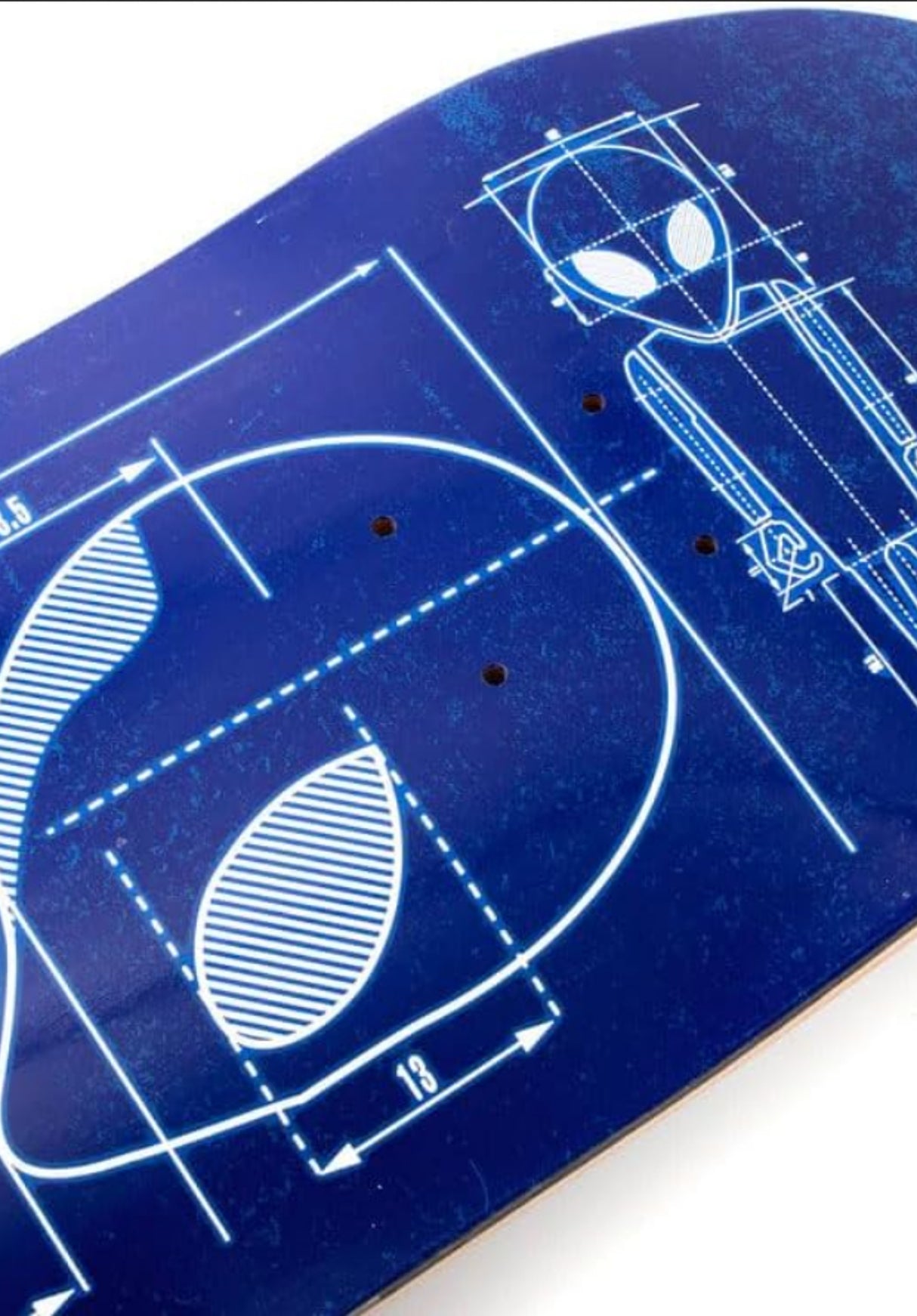 Blueprint navy Rueckenansicht
