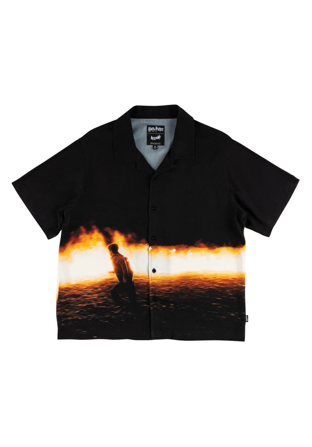 x Harry Potter Burrow Burn black Vorderansicht