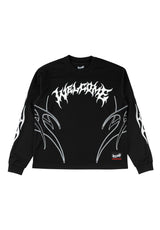 Scrub Mesh Racing Jersey black Vorderansicht