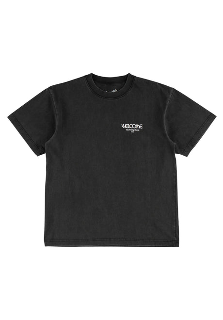 Studio Boxy Garment-Dyed vintage-black Vorderansicht