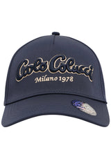 Satin navy Vorderansicht