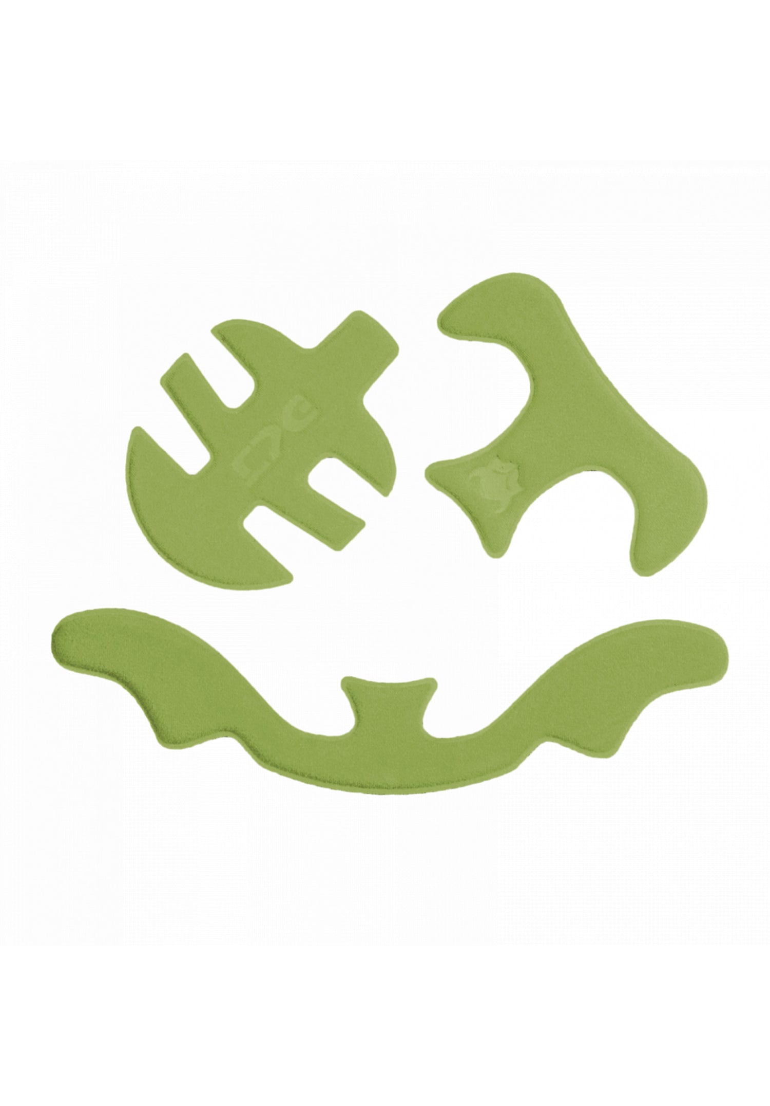 Adult Helmet Pad Kit HS Asian Fit neon Vorderansicht Zoom Image