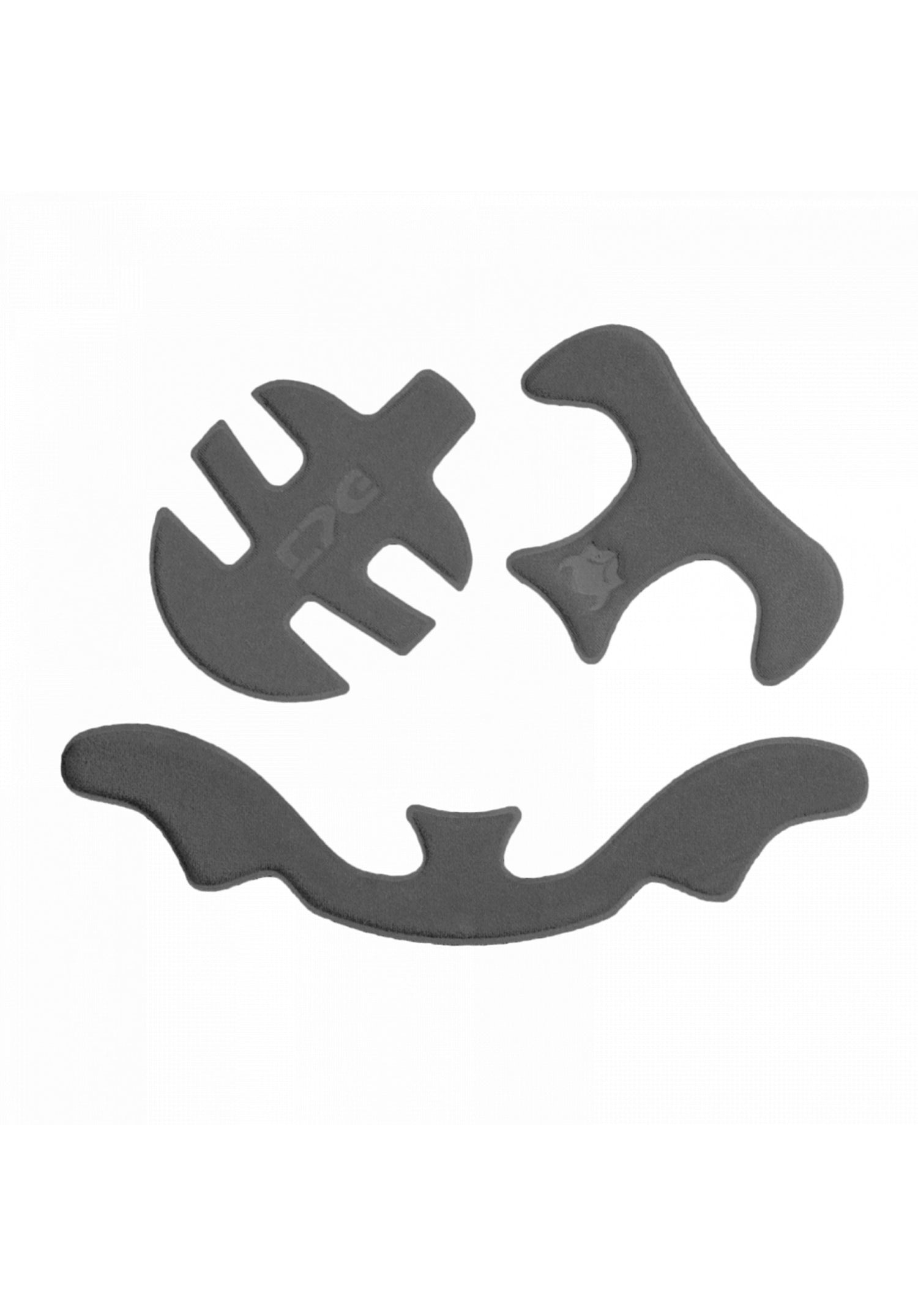 Adult Helmet Pad Kit HS Asian Fit stonegrey Vorderansicht Zoom Image