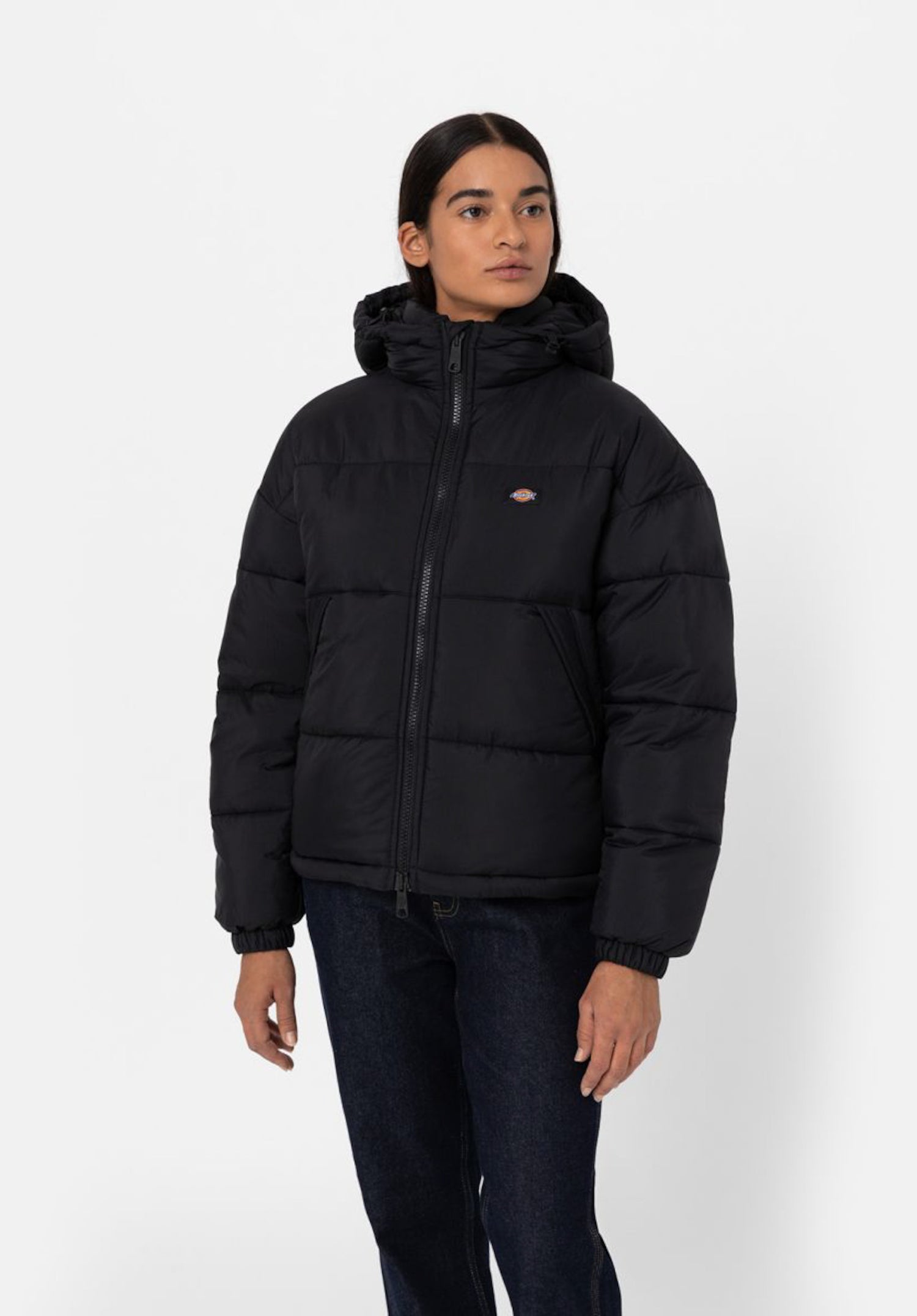 Alatna Oversized Puffer black Vorderansicht Zoom Image