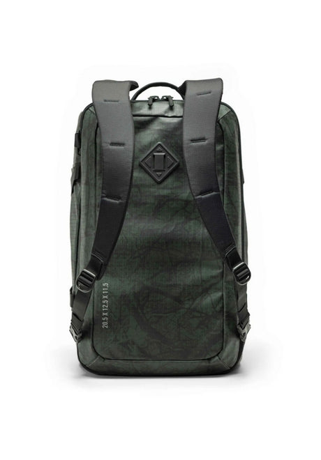 All Season Duffle 41 L pineneedle EQ camo Rueckenansicht