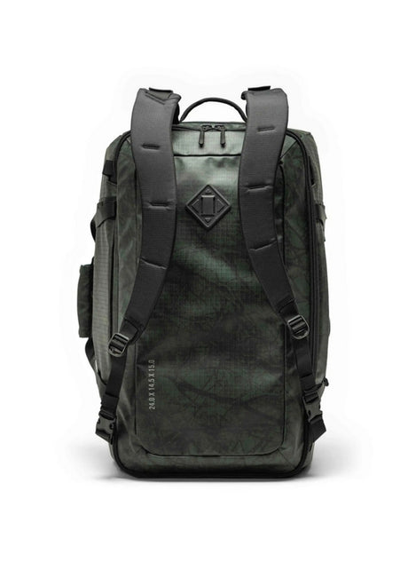 All Season Duffle 66 L pineneedle EQ camo Rueckenansicht