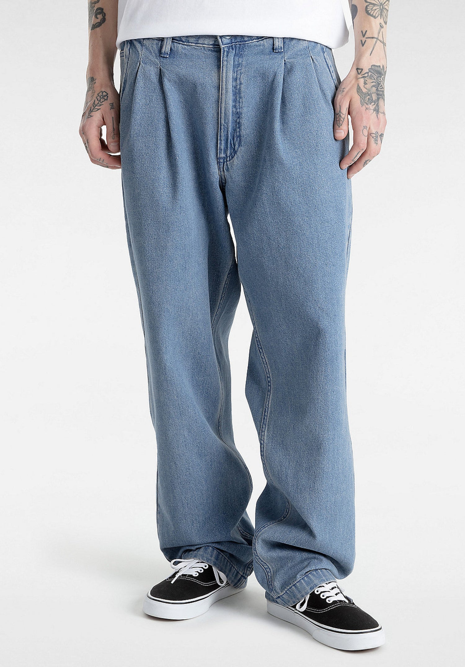 Authentic Chino Loose Tprd Pltd Dm Pant stonewash-blue Vorderansicht Zoom Image
