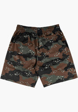 Barb Mesh Short timber Rueckenansicht