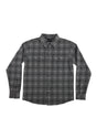 Belmont Flannel Top grey-black Vorderansicht