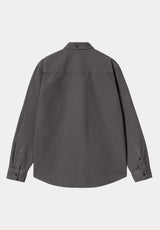 Bolton graphite-garmentdyed Rueckenansicht