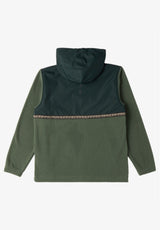 Boundary Lite Zip forestgreen Rueckenansicht