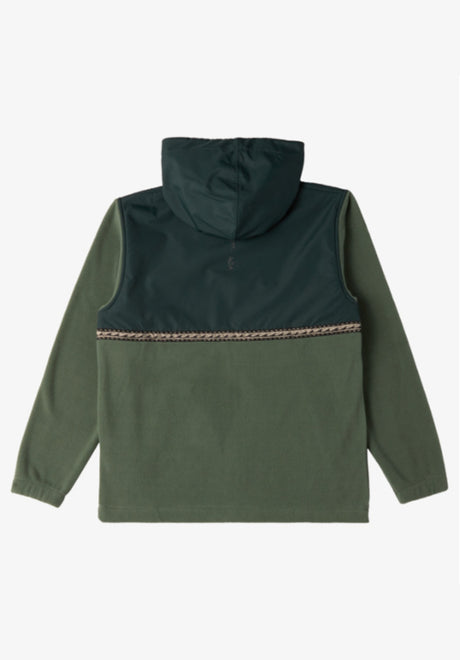 Boundary Lite Zip forestgreen Rueckenansicht