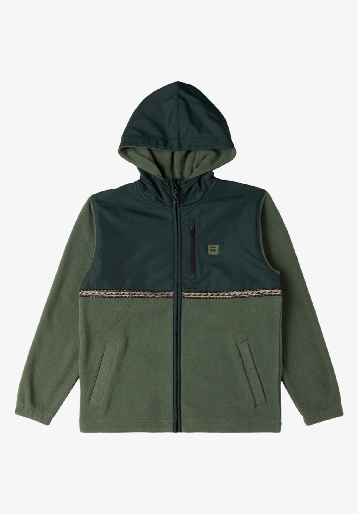 Boundary Lite Zip forestgreen Vorderansicht