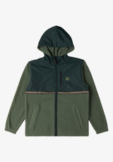 Boundary Lite Zip forestgreen Vorderansicht