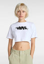 Busted Type Crew Crop II white Vorderansicht