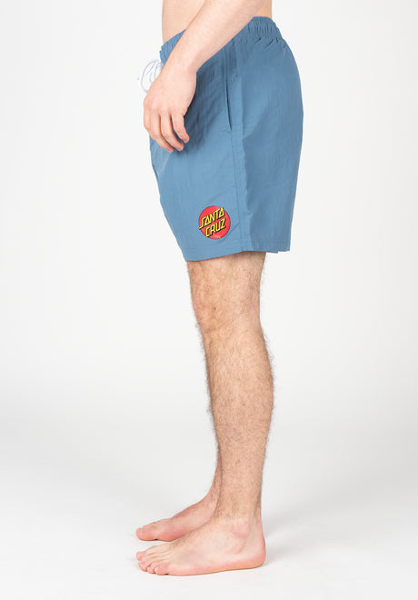 Classic Dot Swimshorts dustyblue Rueckenansicht