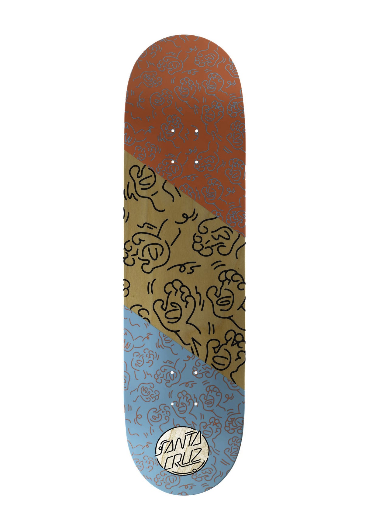 Contour Hand 7 Ply Birch multicolored Vorderansicht