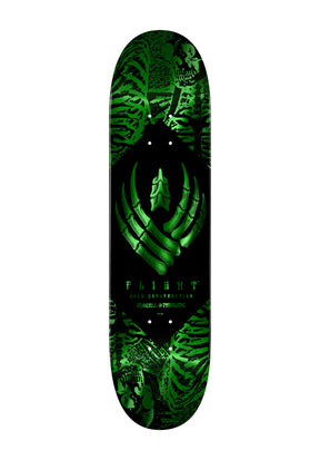 Flight Pro Shape 244 K26 Skeleton green-foil Vorderansicht