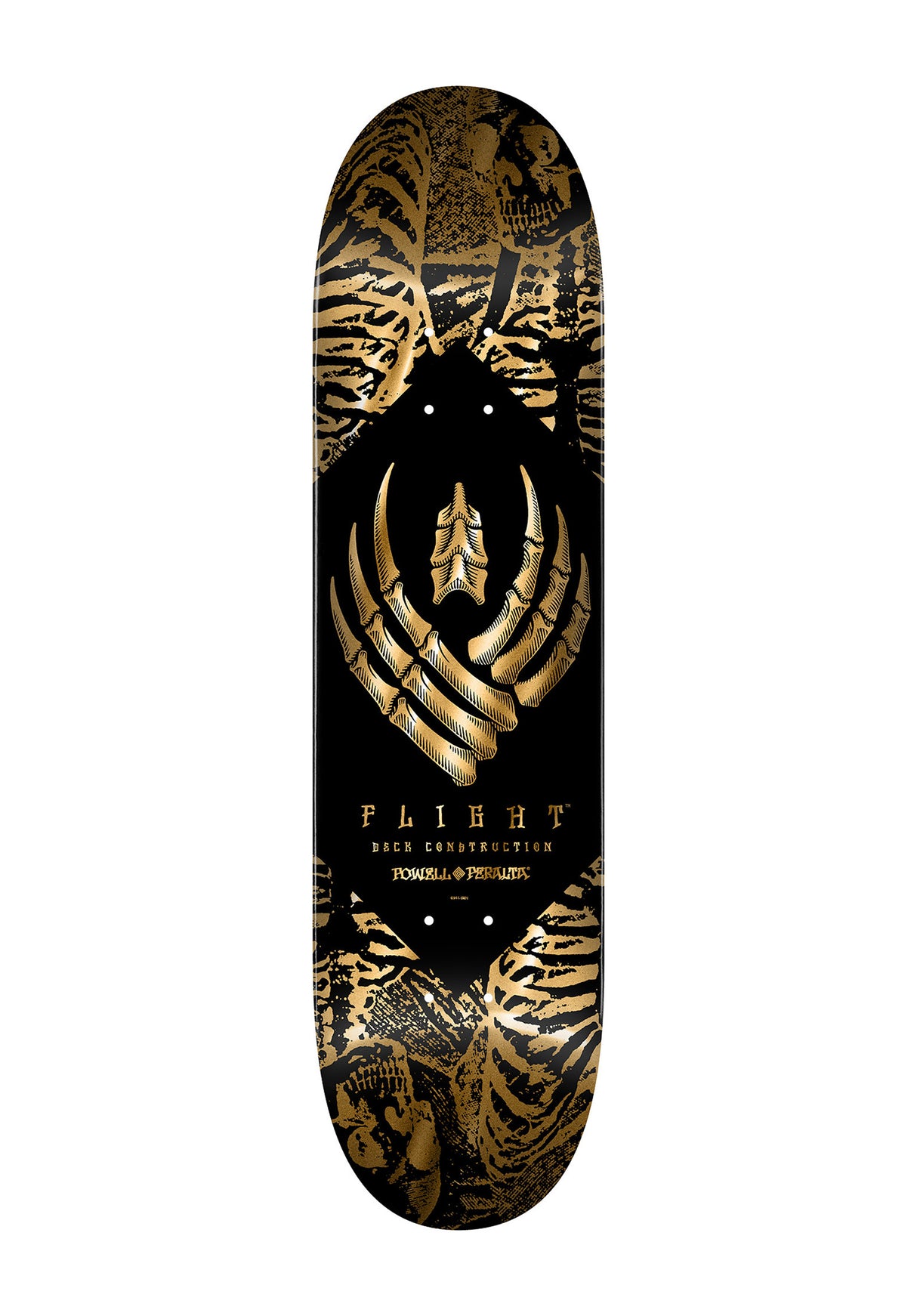 Flight Pro Shape 244W K26 Skeleton gold-foil Vorderansicht
