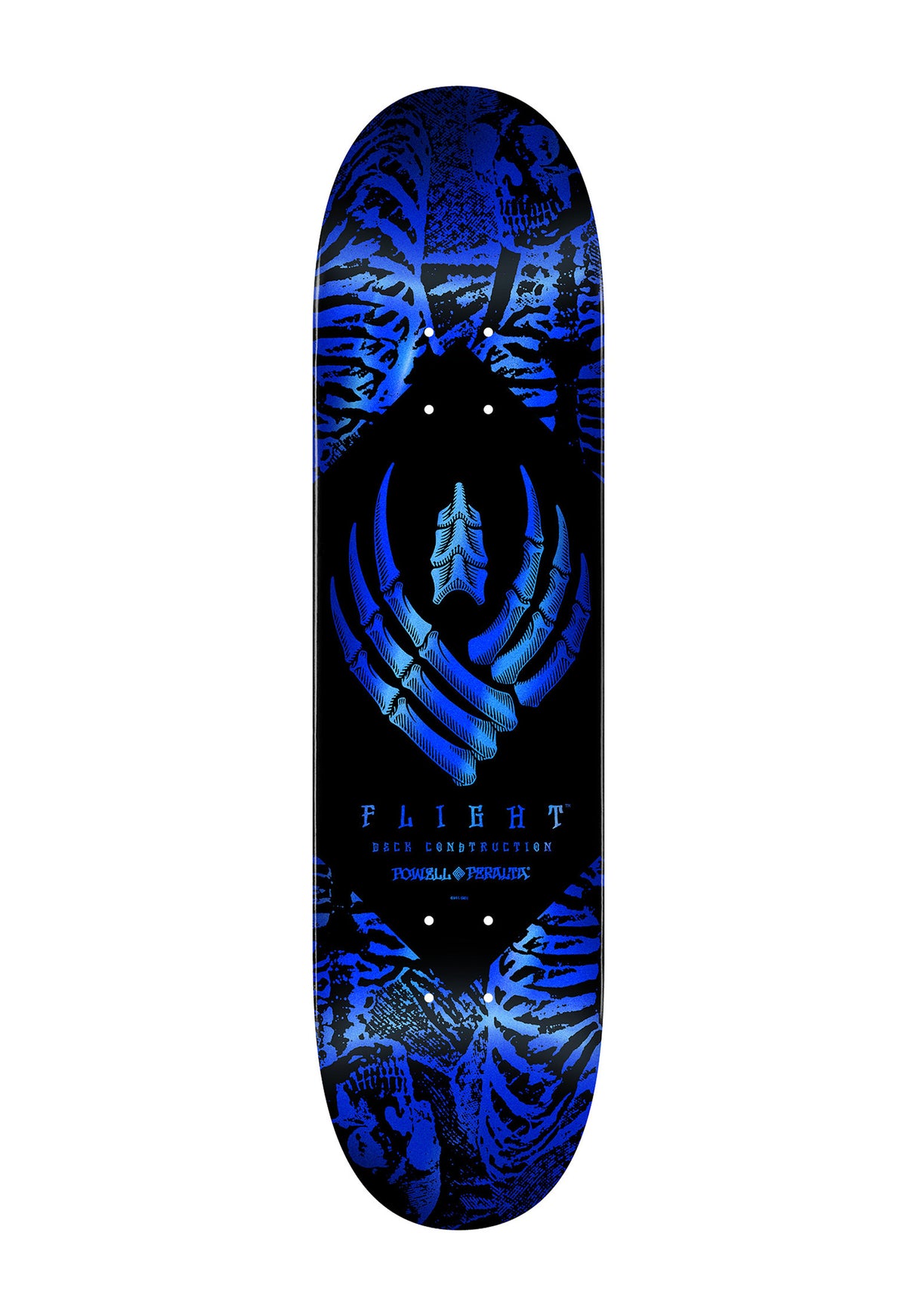 Flight Pro Shape 308 K26 Skeleton blue-foil Vorderansicht