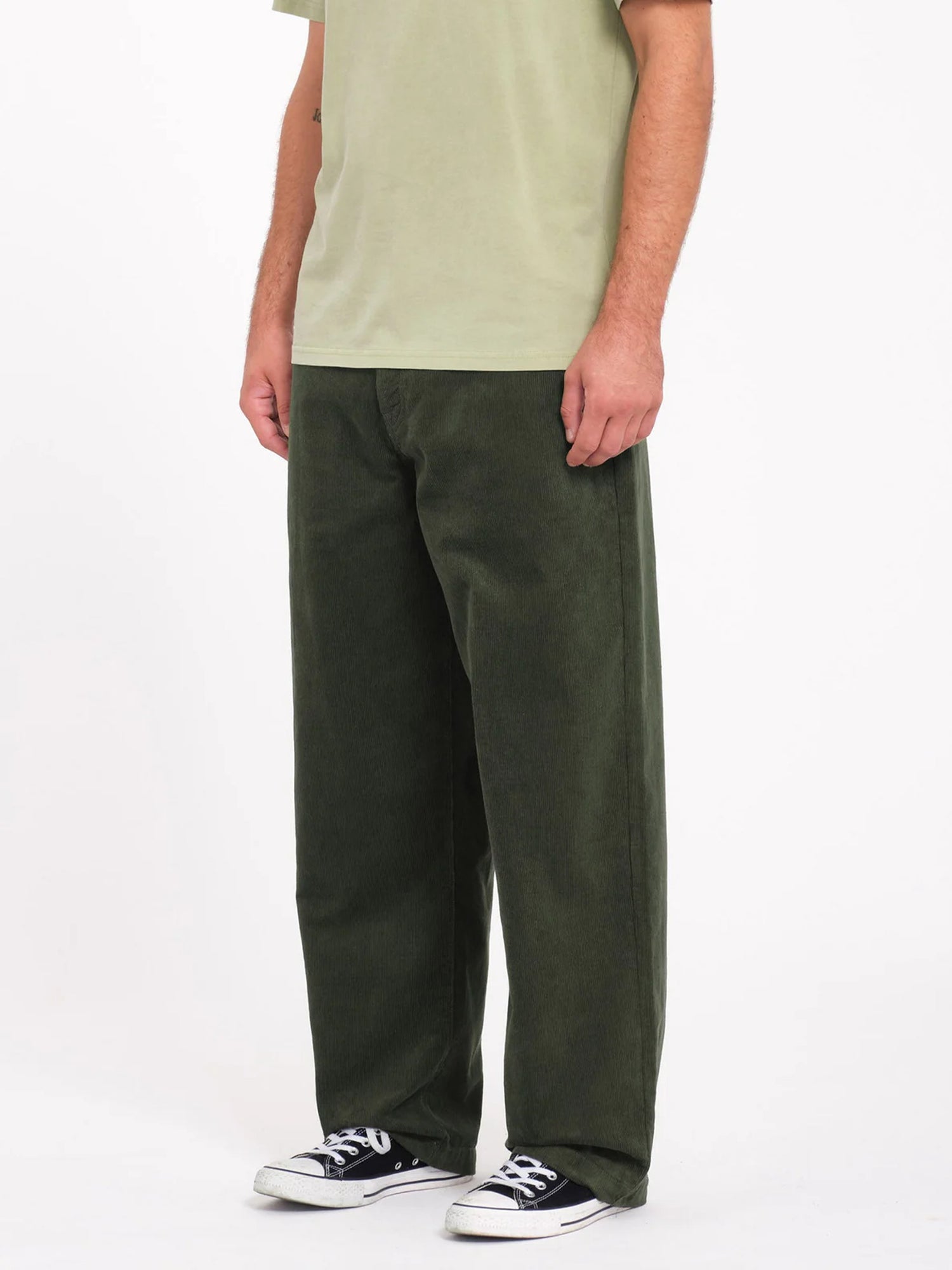 Frickin Loose Tapered Cord squadrongreen Vorderansicht Zoom Image