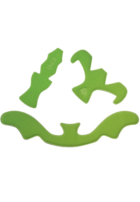 Geo Helmet Pad Kit HS green Vorderansicht