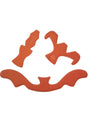 Geo Helmet Pad Kit HS orange Vorderansicht
