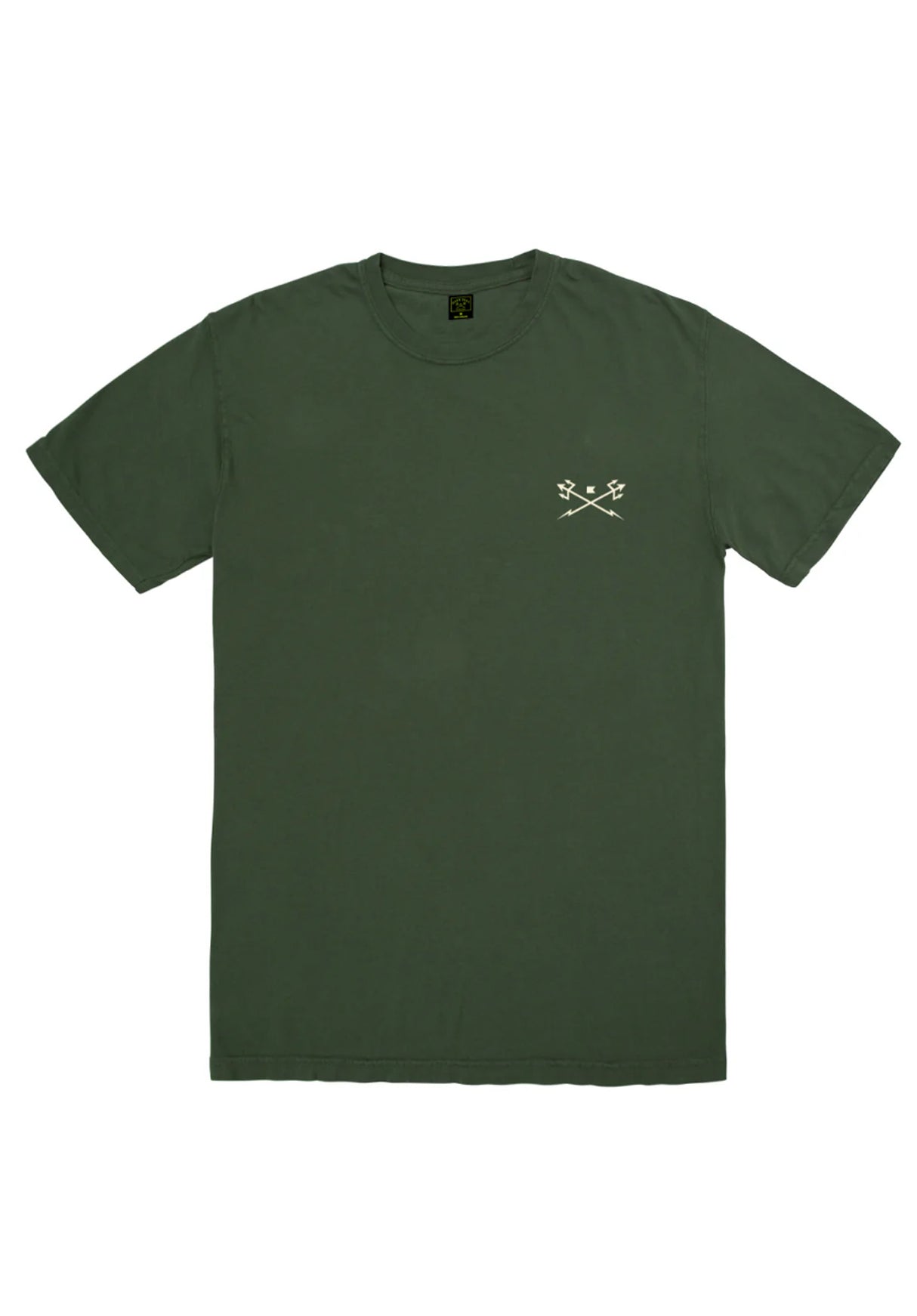 Go-To-Tee Pigment Dyed Tee forest Vorderansicht