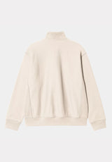 Half Zip American Script moonbeam Rueckenansicht