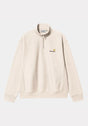 Half Zip American Script moonbeam Vorderansicht