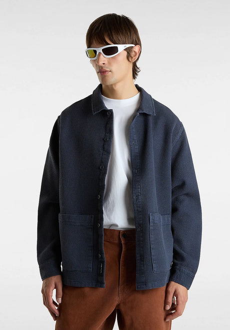 Maywood Dobby Shacket parisiannight Vorderansicht