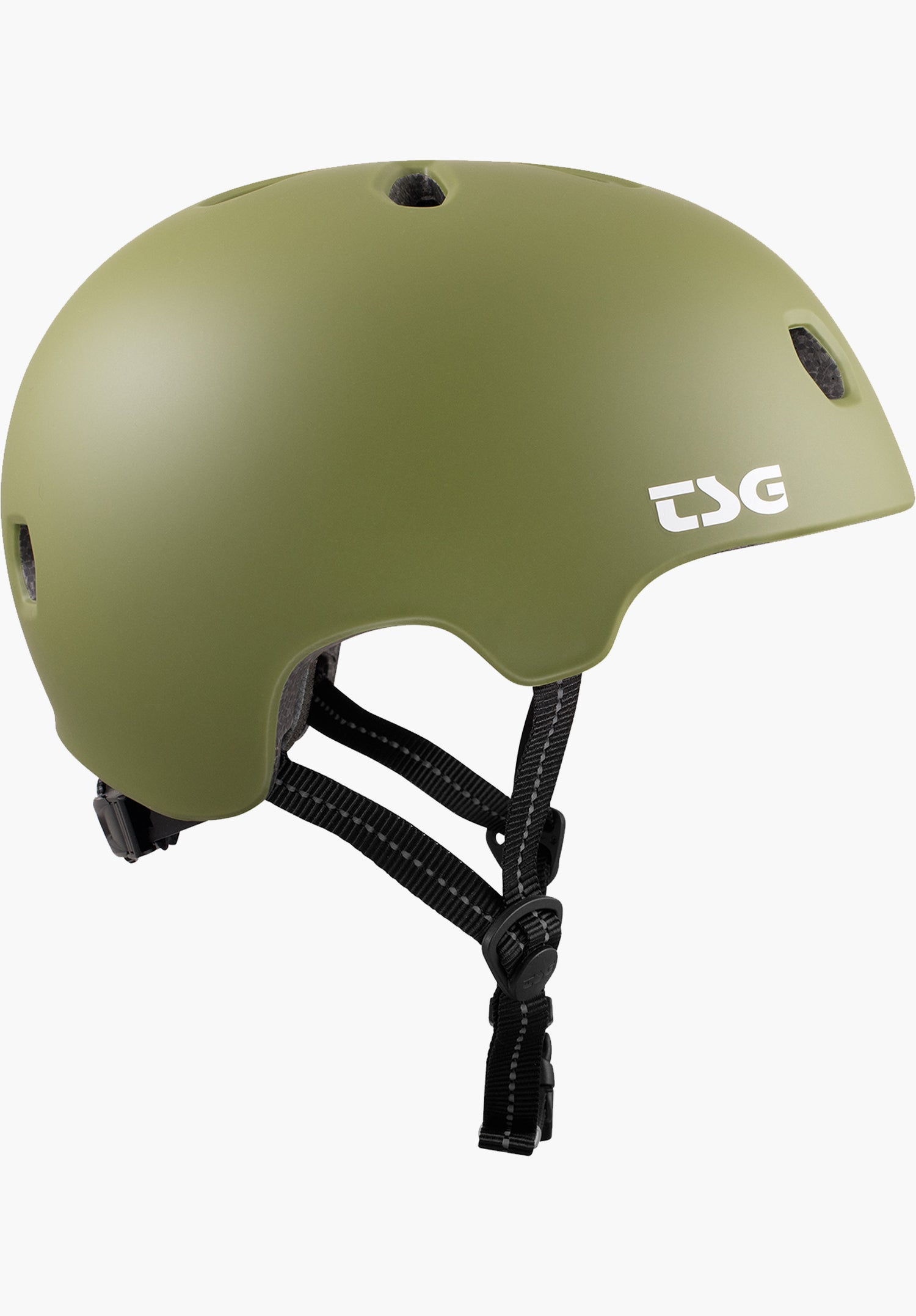 Meta Solid Color satin olive Rueckenansicht Zoom Image