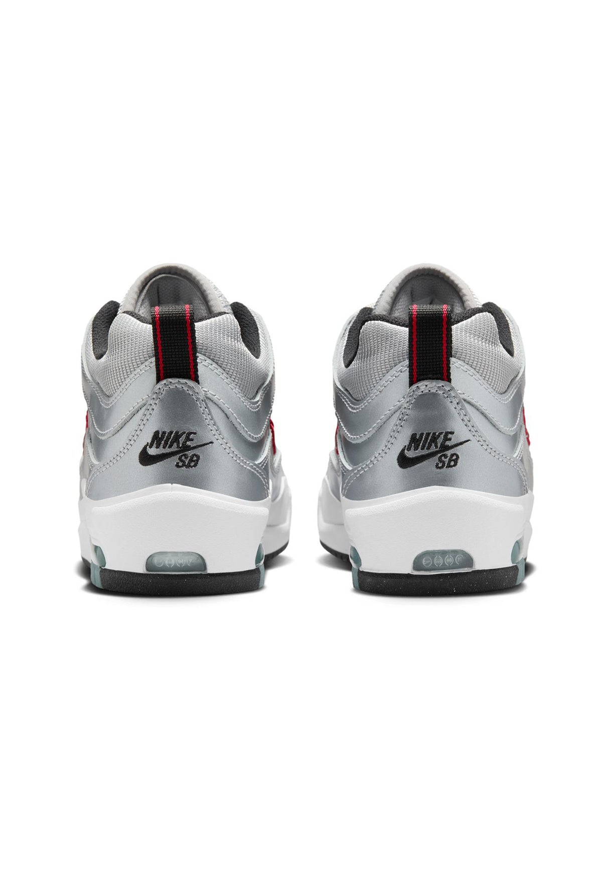 Nike SB Air Max Ishod PRM metallicsilver-varsityred Closeup2