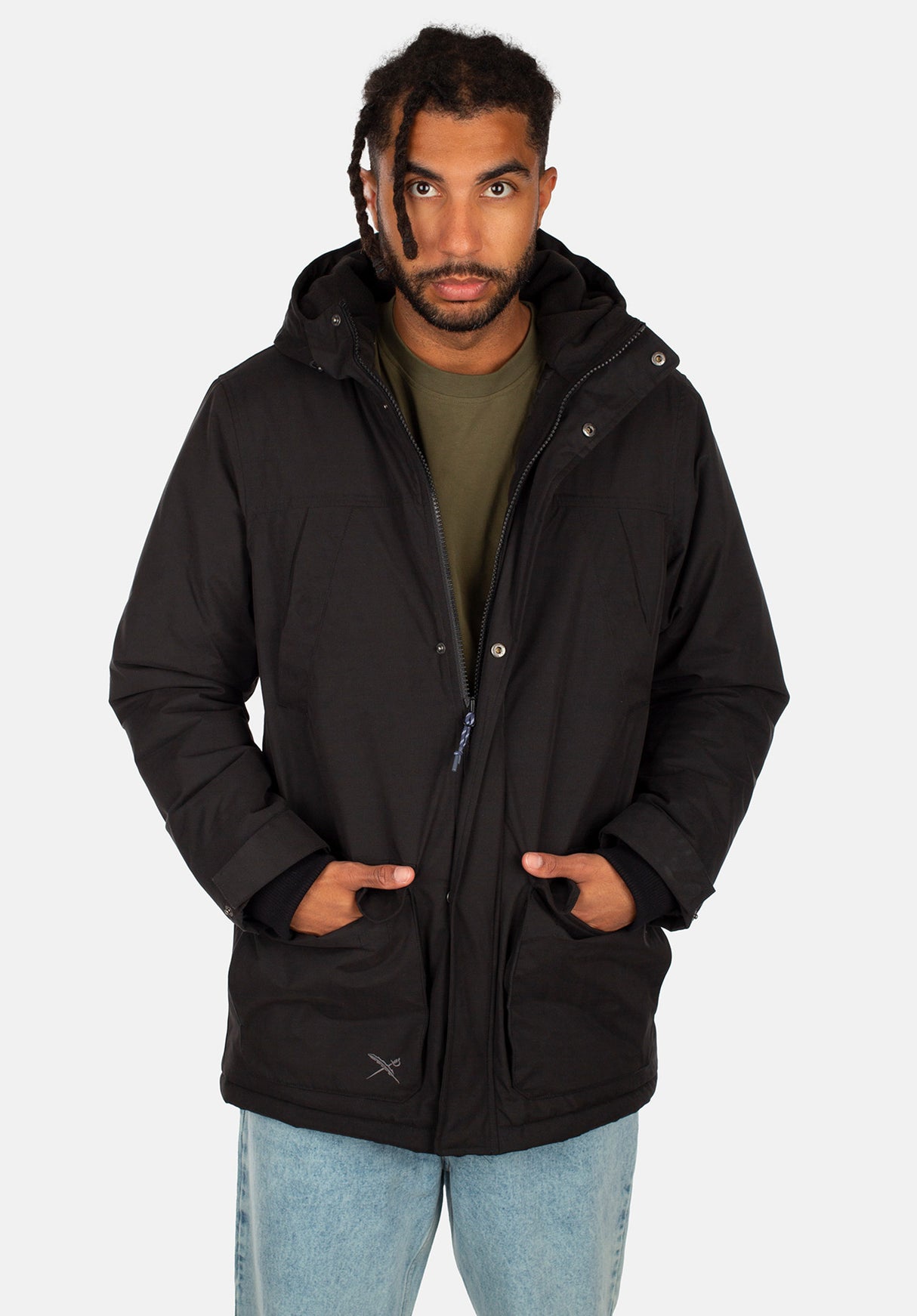 iriedaily handschuhe Nilas Parka iriedaily Winterjacke in black für Herren – TITUS