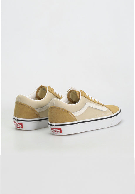 Vans Old Skool Schuhe Jungs cream – Rückenansicht