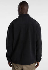 Penmar Heavyweight Lar Fleece Shacket black Rueckenansicht