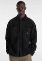 Penmar Heavyweight Lar Fleece Shacket black Vorderansicht