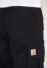 Regular Cargo Short blackrinsed Seitenansicht