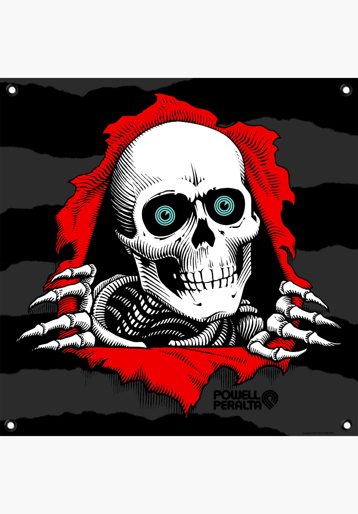 Ripper Banner 20" x 20" black Vorderansicht