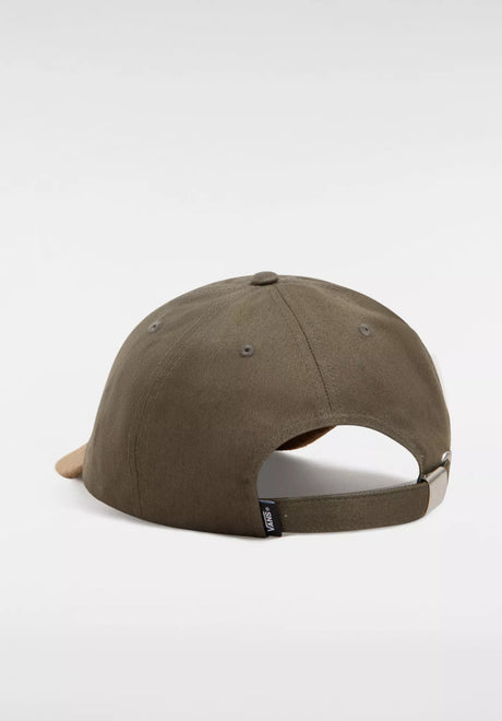 Script Curved Bill Jockey lodengreen Rueckenansicht