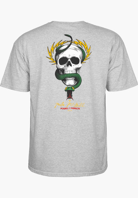Mc Gill Skull & Snake sportgray Rückenansicht