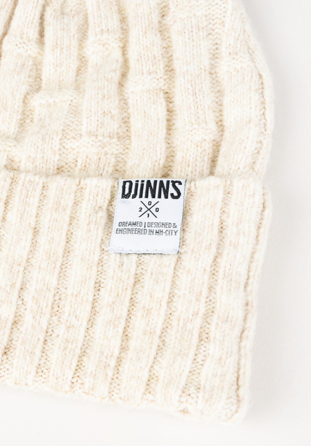 Basic Bamboo Knit sand Rückenansicht